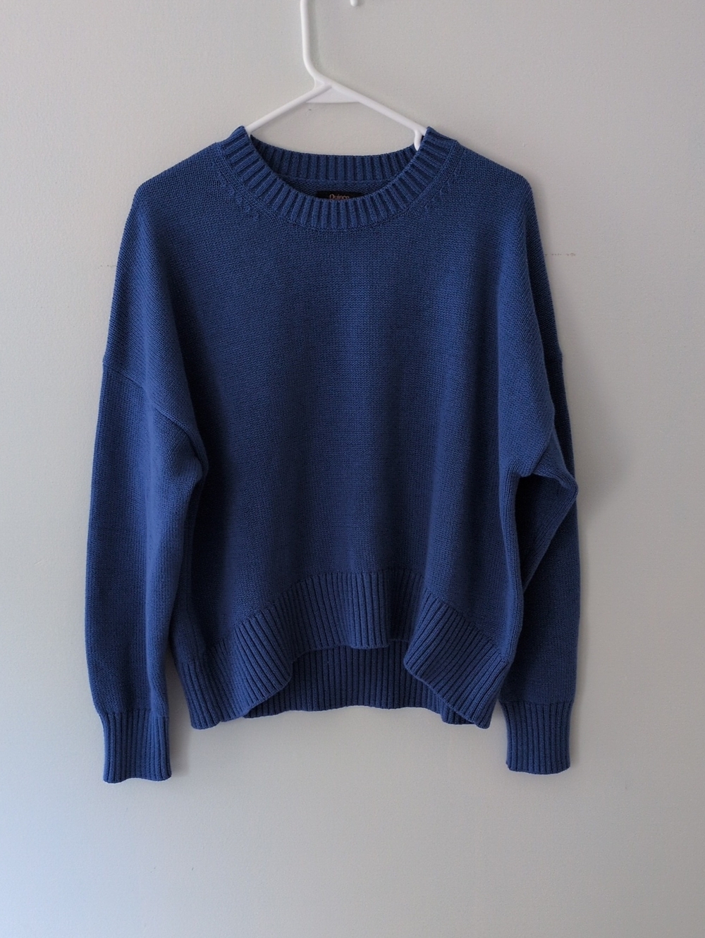 Quince Crewneck Blue Women's Sweater Size Small SAPPHIRE BLUE